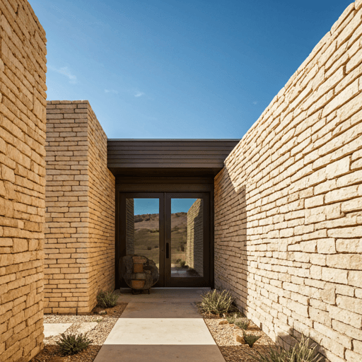 Stone architectural shot