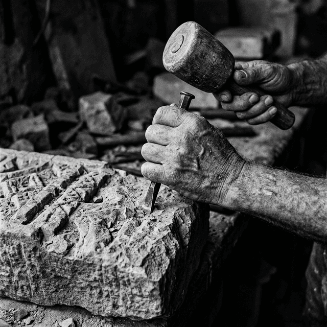 Craftsman hands